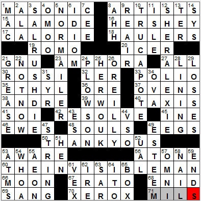 LA Times Crossword Answers 12 Oct 12, Friday