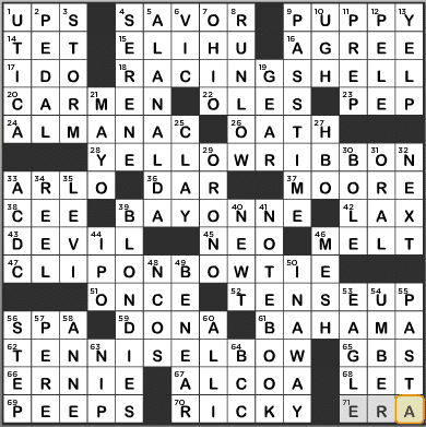 LA Times Crossword Answers 21 May 13, Tuesday