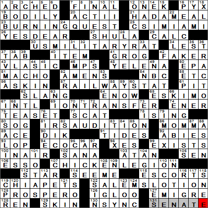 crossword answers sep times la puzzle system emergency clue sunday laxcrossword alert original