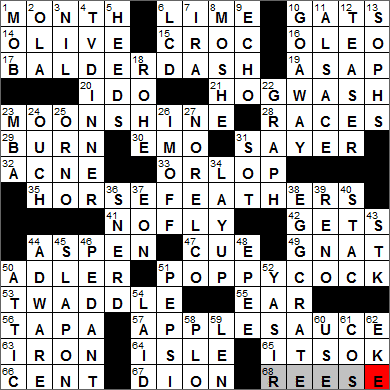 LA Times Crossword Answers 27 May 14, Tuesday
