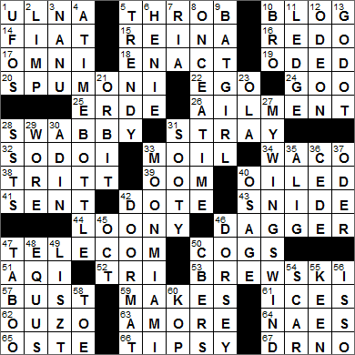 LA Times Crossword Answers 17 Oct 14, Friday