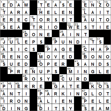 LA Times Crossword Answers 19 May 15, Tuesday