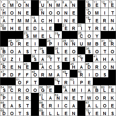 LA Times Crossword Answers 26 May 15, Tuesday