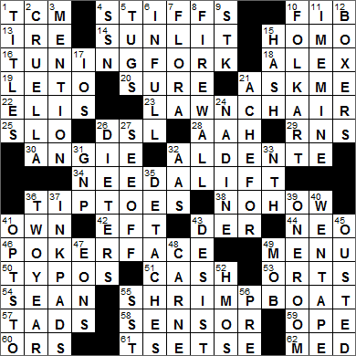 LA Times Crossword Answers 4 Aug 15, Tuesday