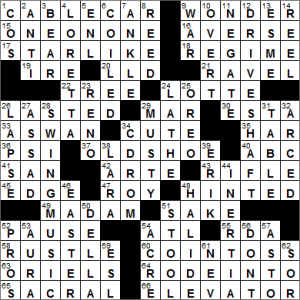 LA Times Crossword Answers 24 Sep 15, Thursday - LAXCrossword.com
