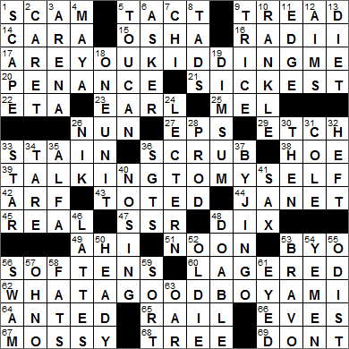 LA Times Crossword Answers 8 Sep 15, Tuesday