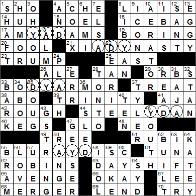 LA Times Crossword Answers 27 Oct 15, Tuesday