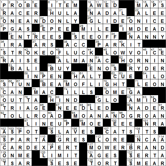 LA Times Crossword Solution 12 Jun 16 - 90%
