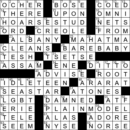 gestation locations crossword clue