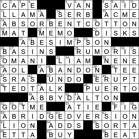 times la crossword answers tuesday laxcrossword