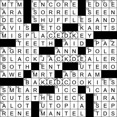 Cartomancy deck crossword clue Archives 