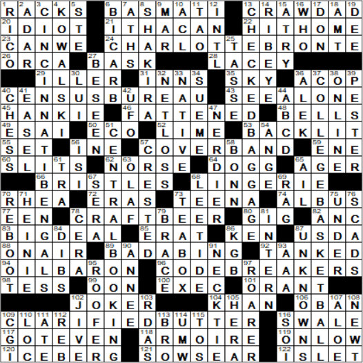 Any Of Six Classic Clue Cards Crossword Clue Archives Laxcrossword Com