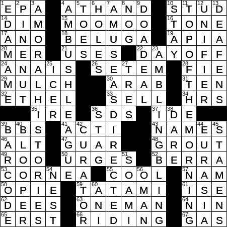 Corn Recipe Crossword Puzzle Clue Dandk Organizer