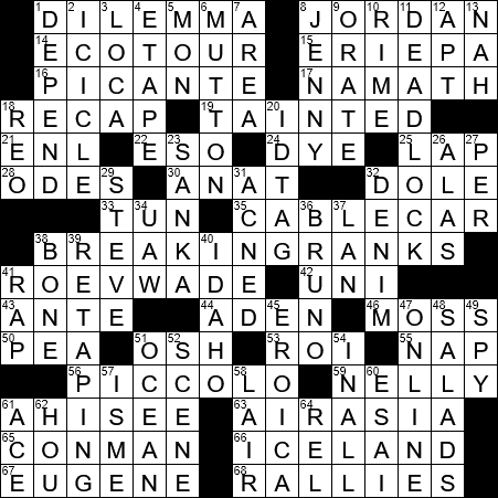Berlin single crossword puzzle clue