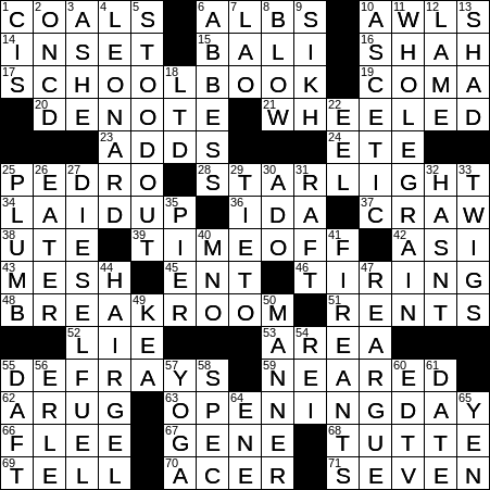Good craps roll crossword clue puzzles