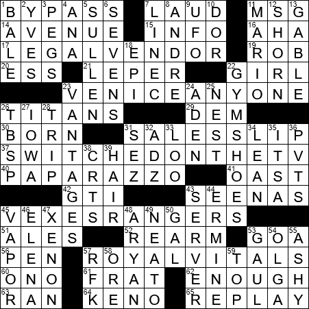 clue crossword letters