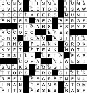 Overused theme crossword clue Archives  LAXCrossword.com