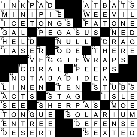 La Times Crossword 22 Feb Saturday Laxcrossword Com
