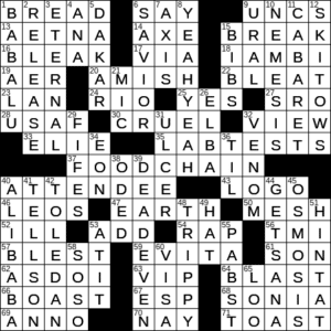 Paul Bunyan Crossword Puzzles