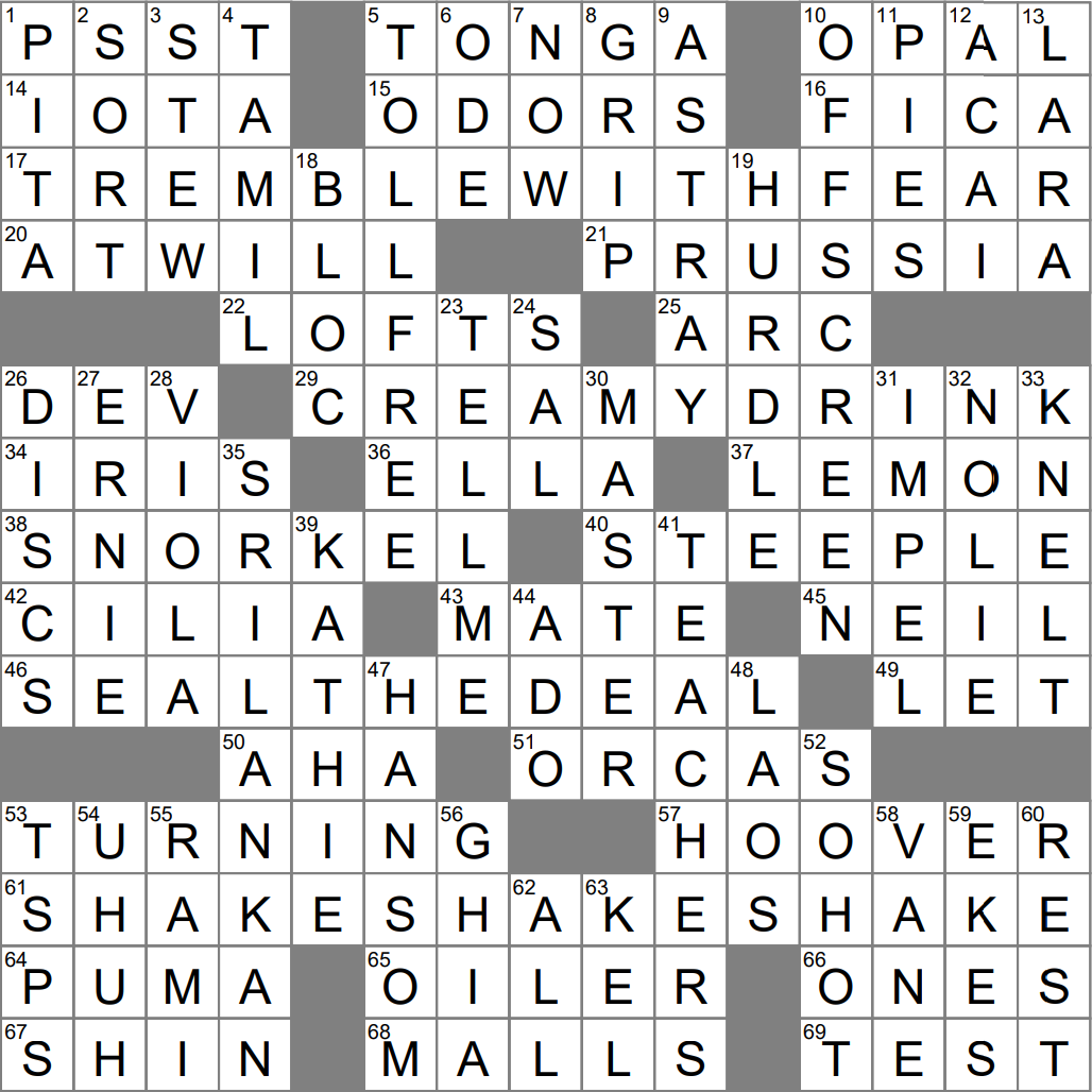 NYT Crossword Answers for Nov. 2, 2023 - The New York Times