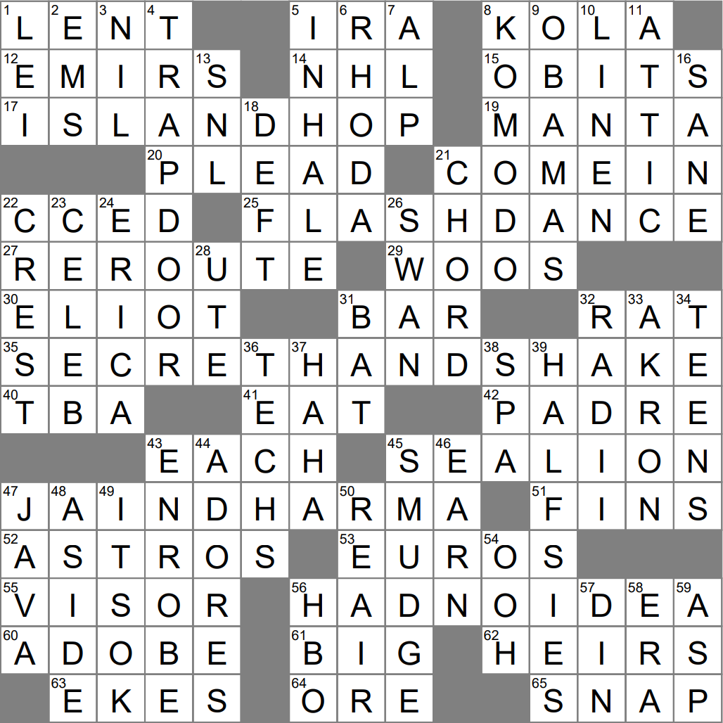 Show appreciation at a poetry slam crossword clue Archives