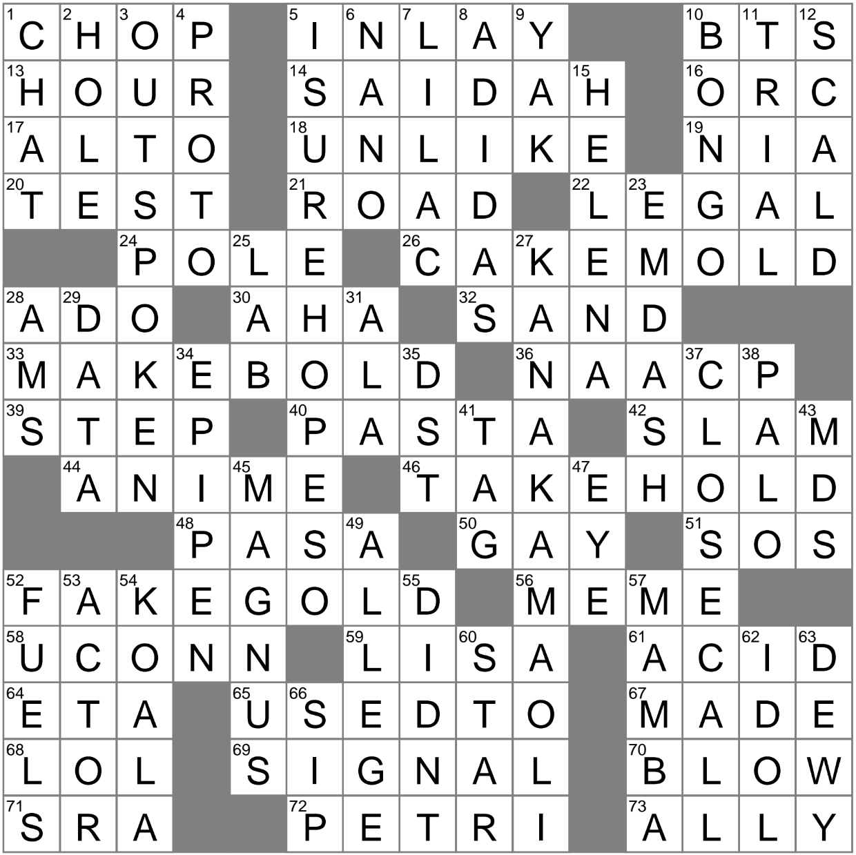 Dental Creation Crossword Clue