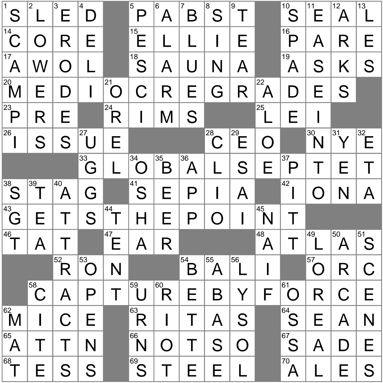 Has some pull? crossword clue Archives 
