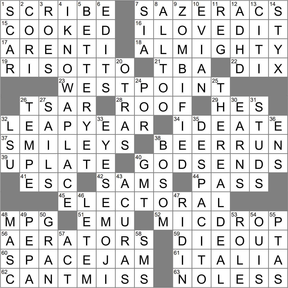 LA Times Crossword 8 Apr 23 Saturday LAXCrossword com