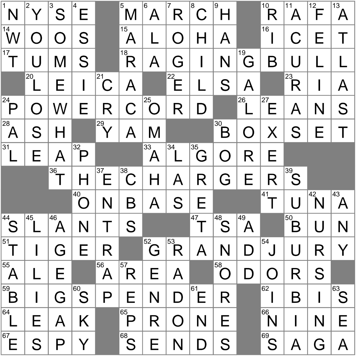 LA Times Crossword 22 Mar 23 Wednesday LAXCrossword com
