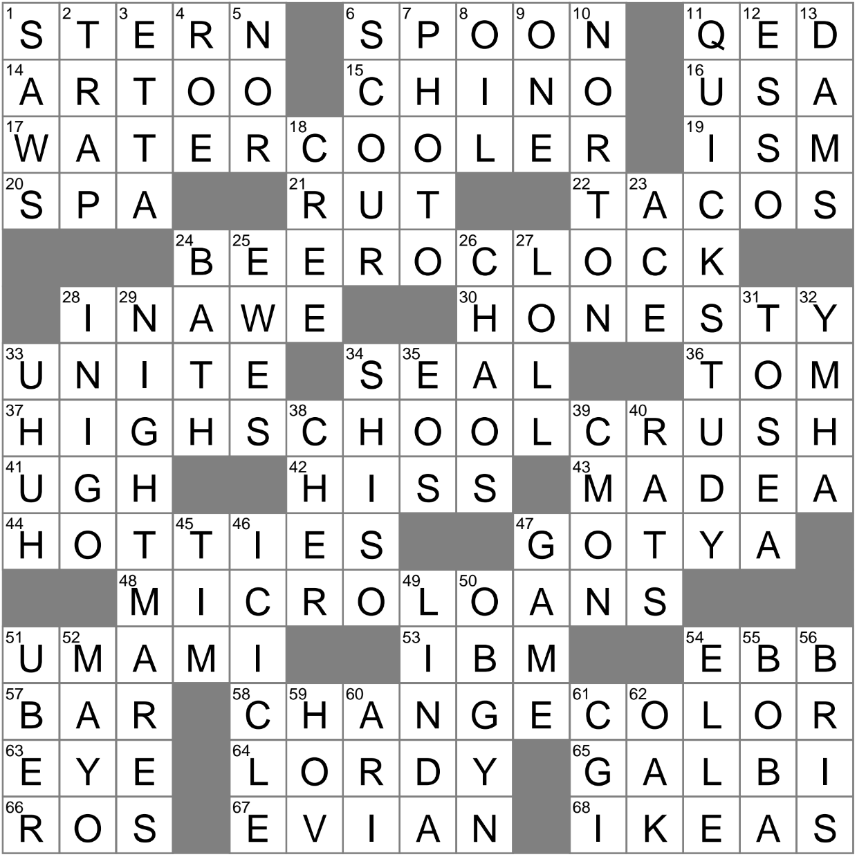 LA Times Crossword 30 Mar 23 Thursday LAXCrossword com