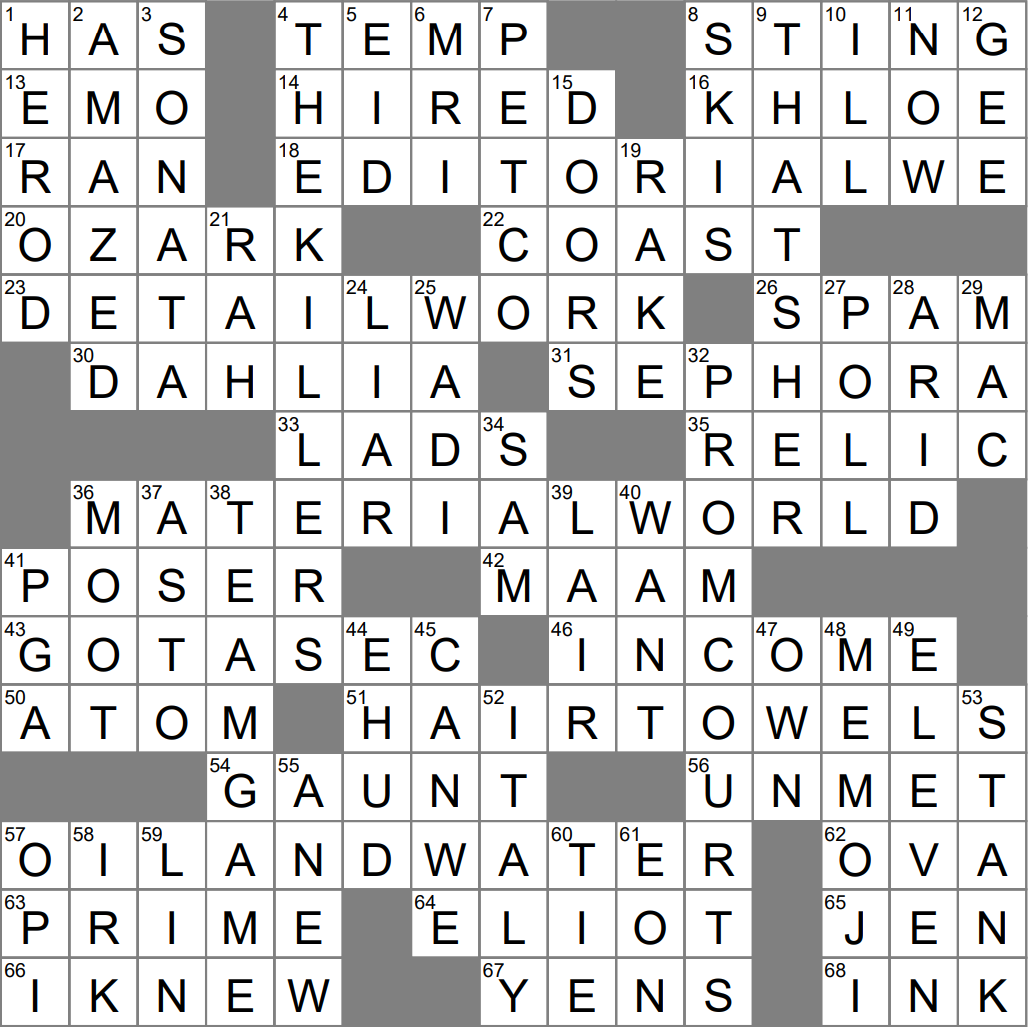 Rex Parker Does The NYT Crossword Puzzle: Nickname Of King 58% OFF