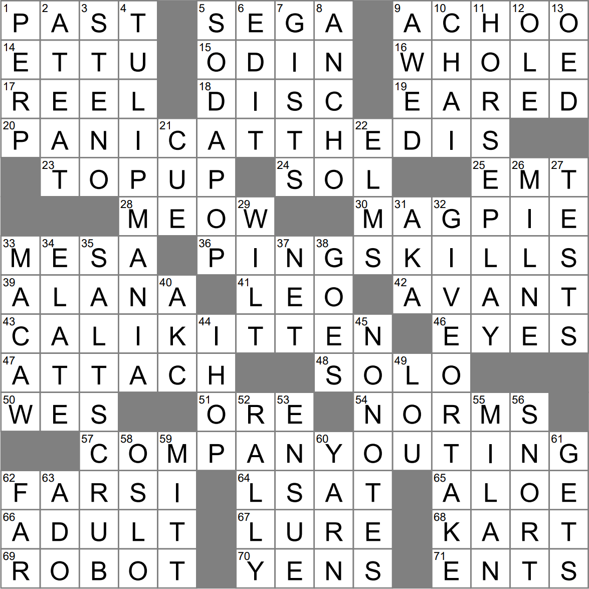 Fly catcher? crossword clue Archives 