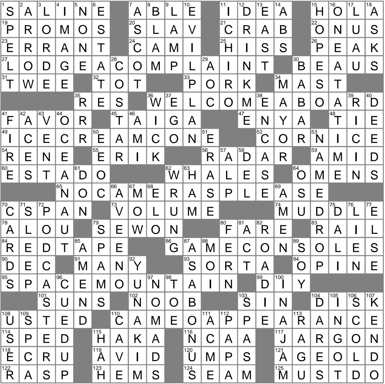 LA Times Crossword 23 Jul 23 Sunday LAXCrossword com