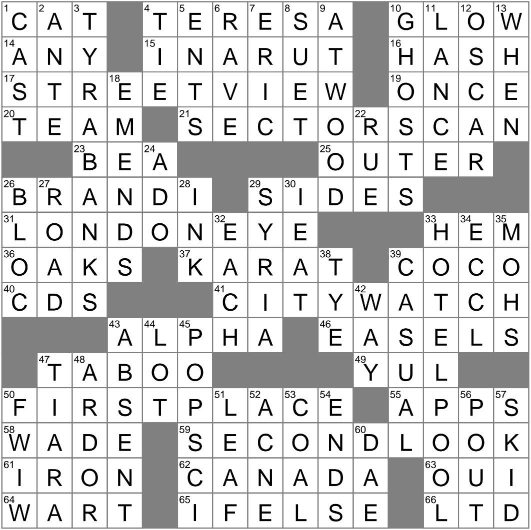 LA Times Crossword 11 Aug 23, Friday 