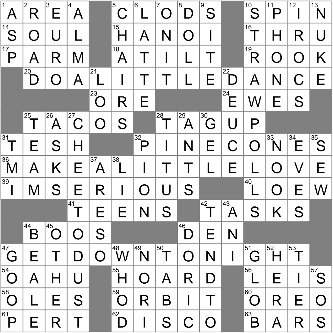 LA Times Crossword 25 Sep 23 Monday LAXCrossword com