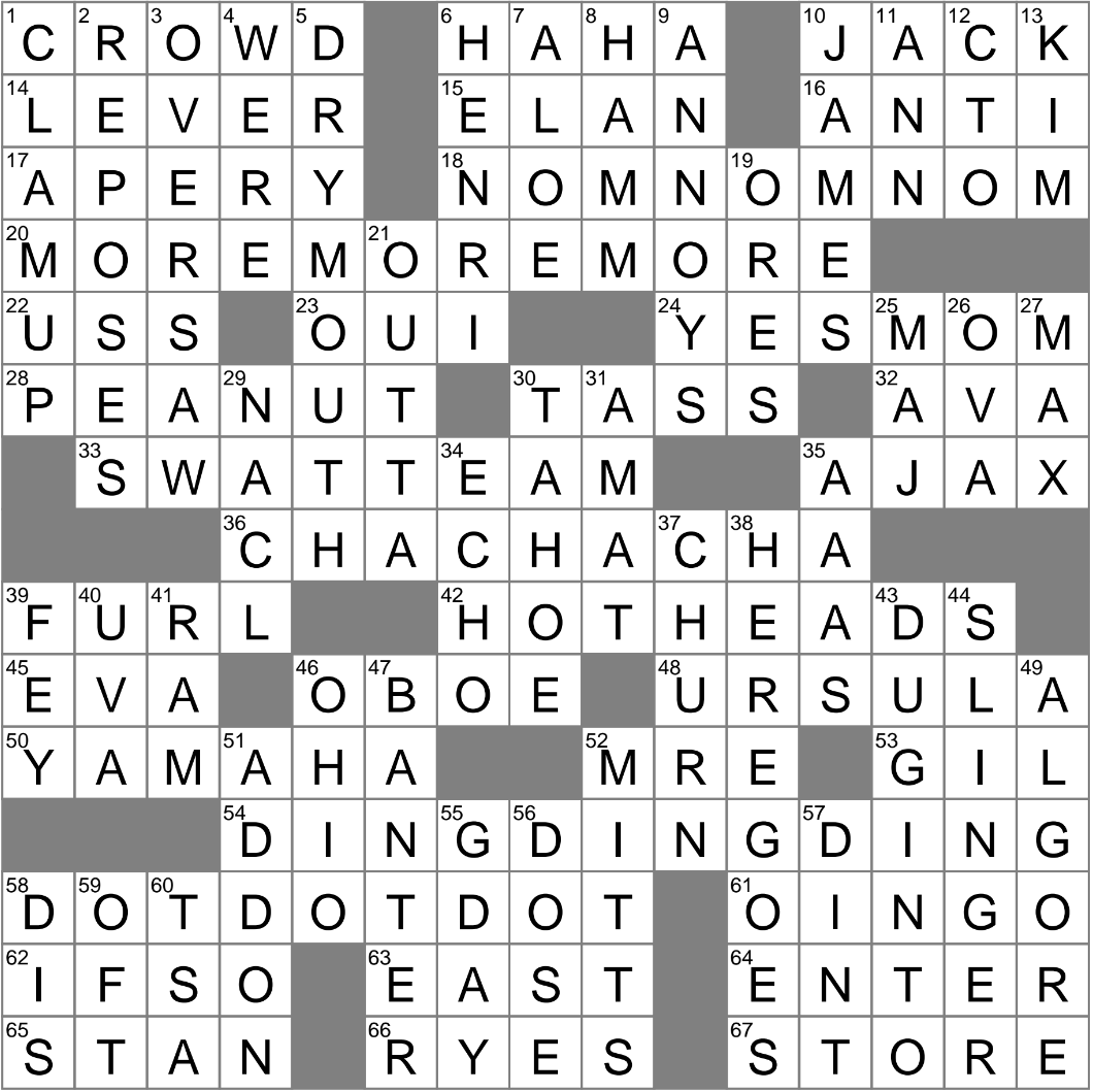 Crossword (3/8/23) - Flagpole