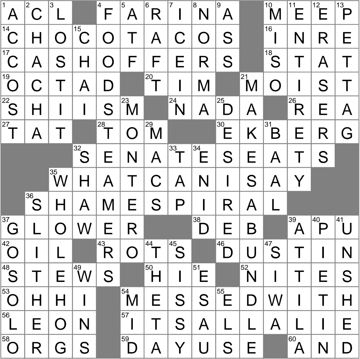 Trap during February maybe crossword clue Archives LAXCrossword com