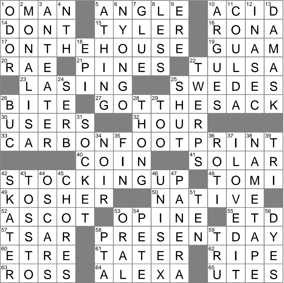 On the up and up crossword clue Archives LAXCrossword com
